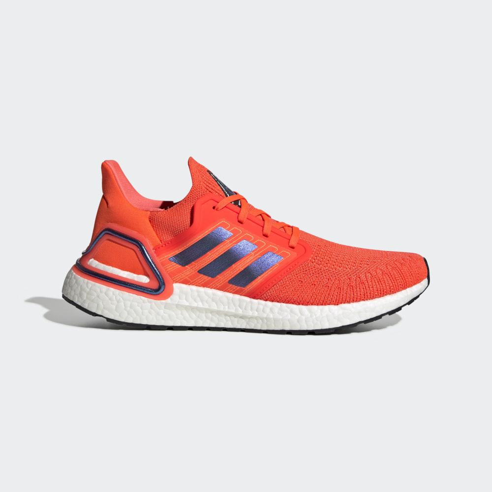 Adidasi Alergare Adidas Ultraboost 20 Dama Romania - Rosii/Albastri Violet/Albi FV8449